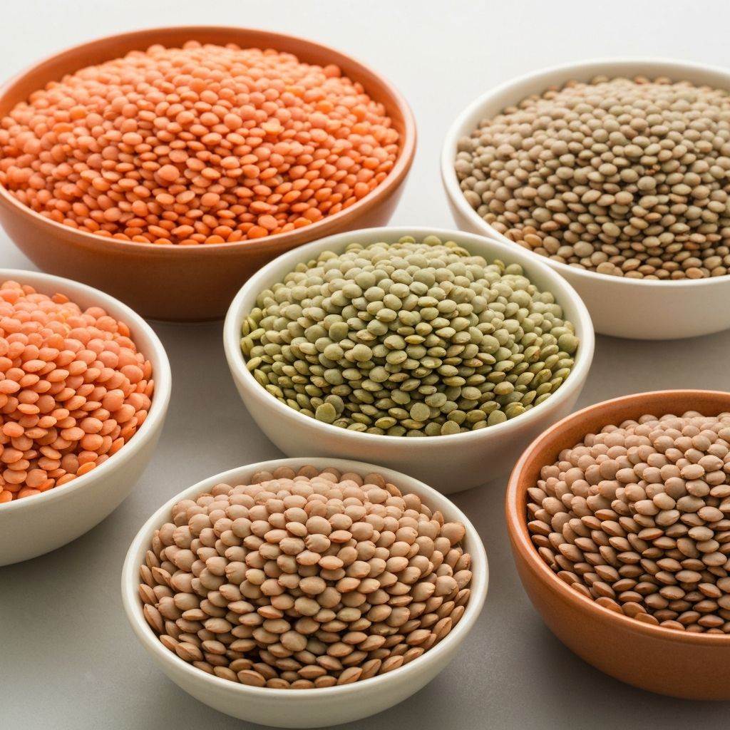 Dry lentils